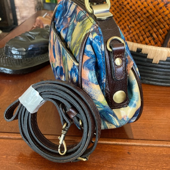 Patricia Nash Gracchi Floral Frame Satchel - Picture 2 of 12